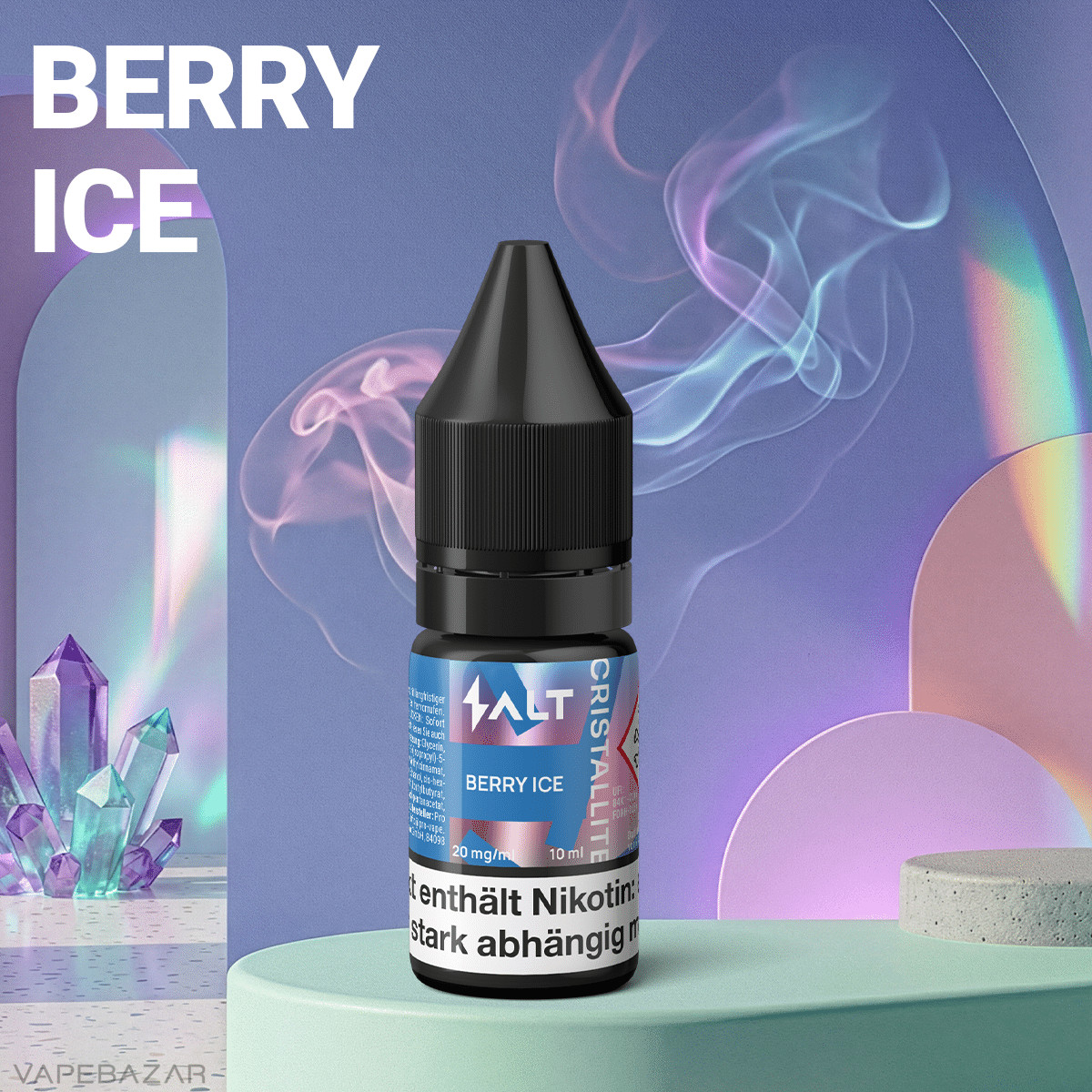 Salt Cristallite Liquid Berry Ice 1 | Vapebazar Salt Cristallite Liquid - Berry Ice