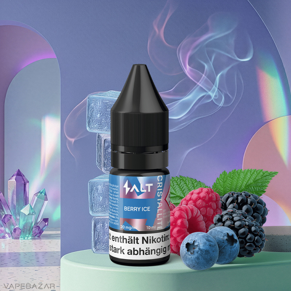 Salt Cristallite Liquid Berry Ice 2 | Vapebazar Salt Cristallite Liquid - Berry Ice-2