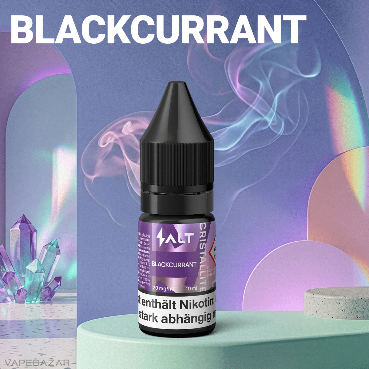 Salt Cristallite Liquid Blackcurrant 1 | Vapebazar Salt Cristallite Liquid - Blackcurrant
