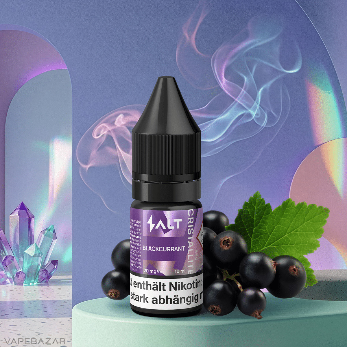 Salt Cristallite Liquid Blackcurrant 2 | Vapebazar Salt Cristallite Liquid - Blackcurrant-2