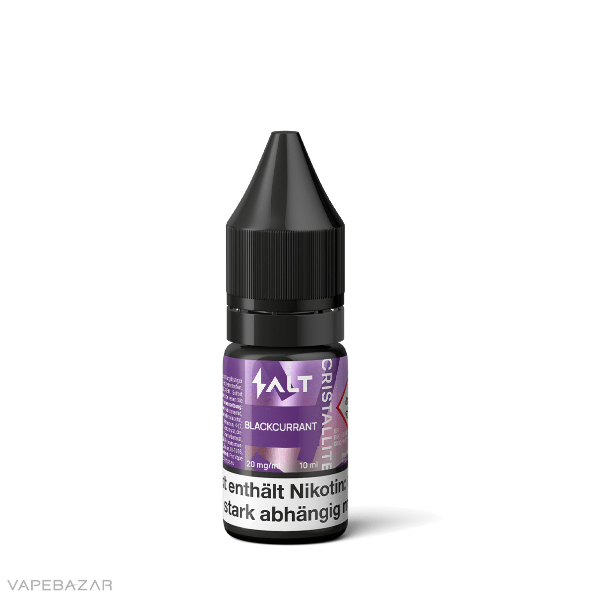 Salt Cristallite Liquid Blackcurrant | Vapebazar Salt Cristallite Liquid - Blackcurrant