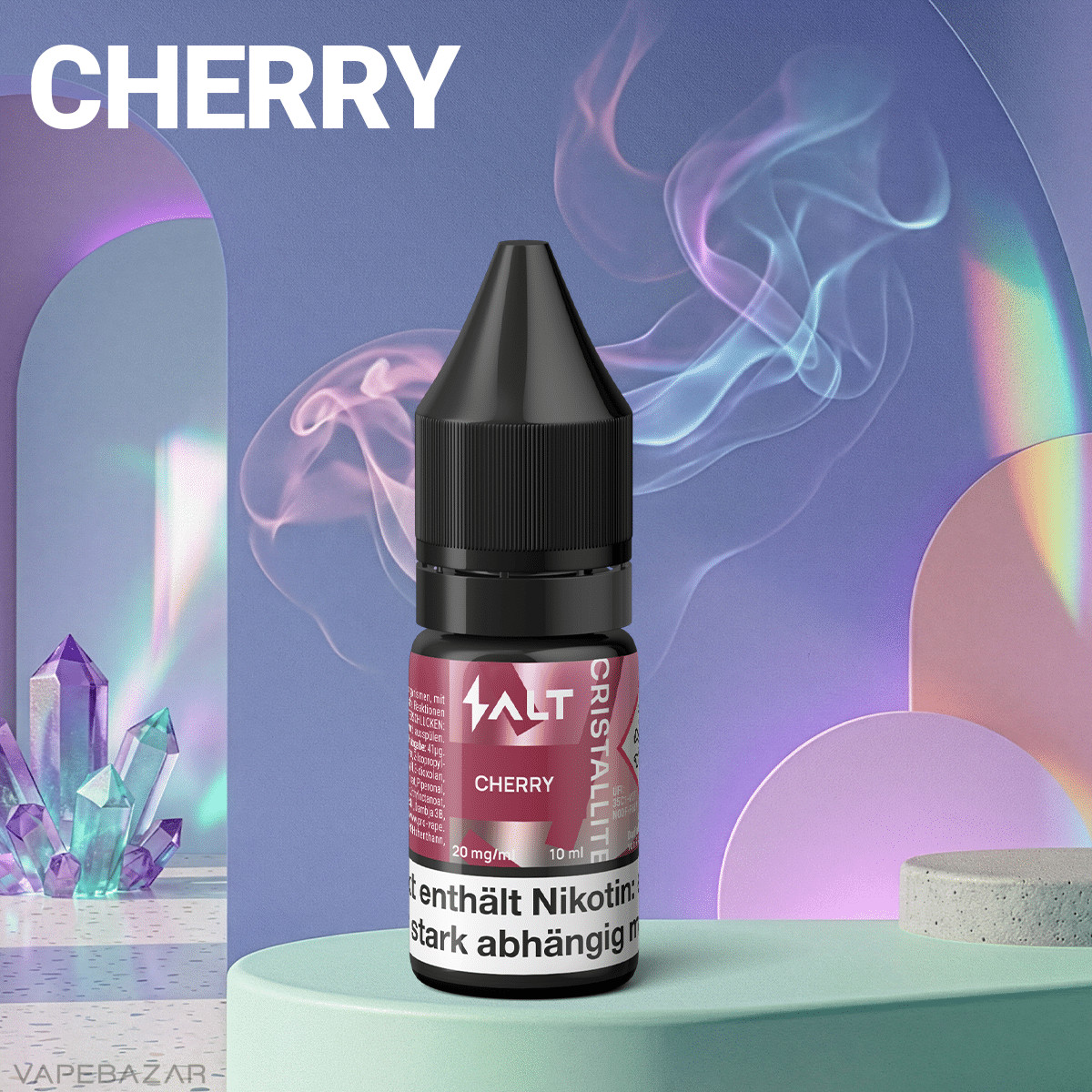 Salt Cristallite Liquid Cherry 1 | Vapebazar Salt Cristallite Liquid - Cherry