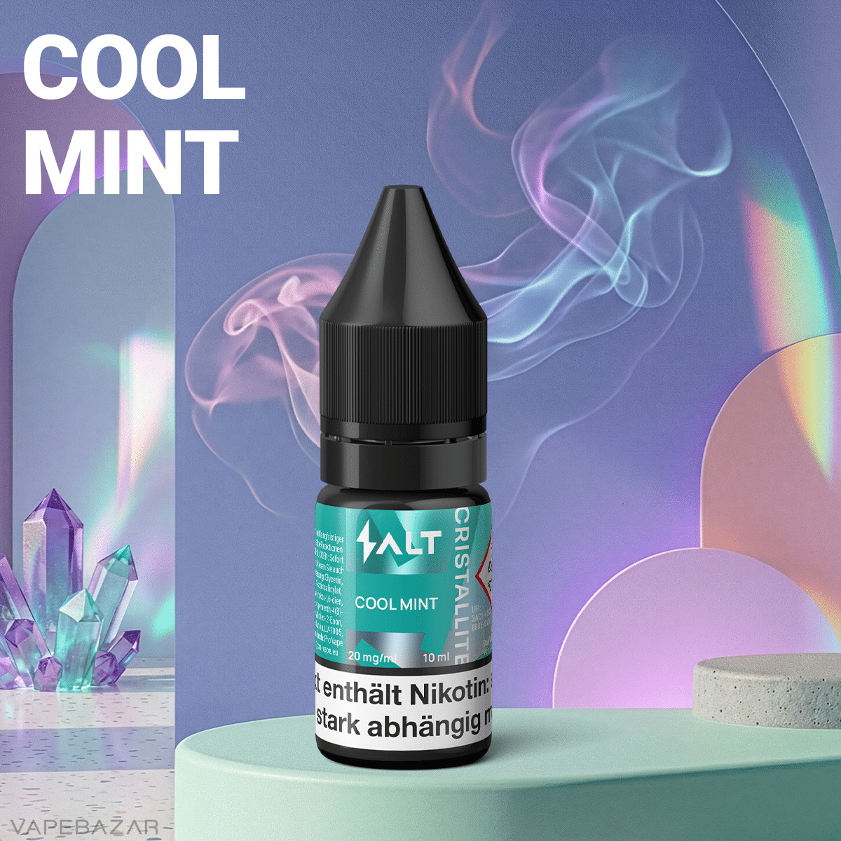 Salt Cristallite Liquid Cool Mint 1 | Vapebazar Salt Cristallite Liquid - Cool Mint – Bild 2