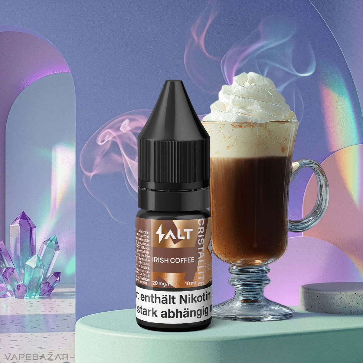 Salt Cristallite Liquid Irish Coffee 2 | Vapebazar Salt Cristallite Liquid - Irish Coffee-2