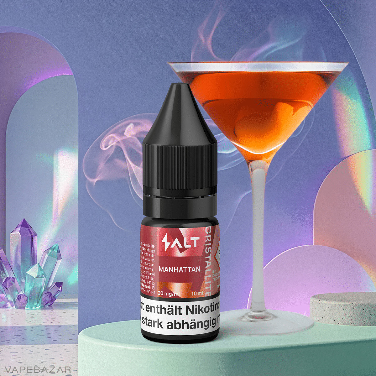 Salt Cristallite Liquid Manhattan 2 | Vapebazar Salt Cristallite Liquid - Manhattan-2