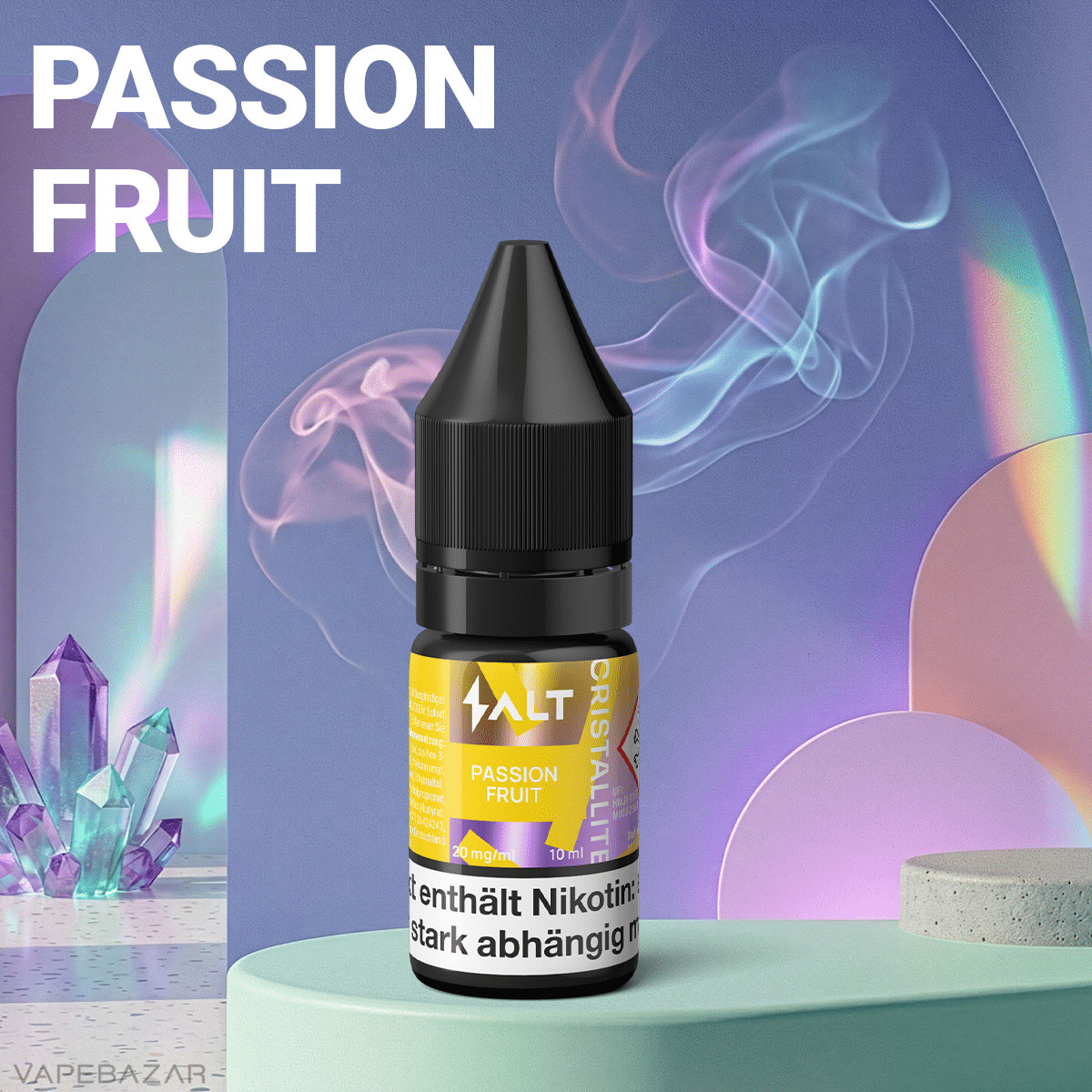 Salt Cristallite Liquid Passion Fruit 1 | Vapebazar Salt Cristallite Liquid - Kiwi Passion Fruit Guava – Bild 2