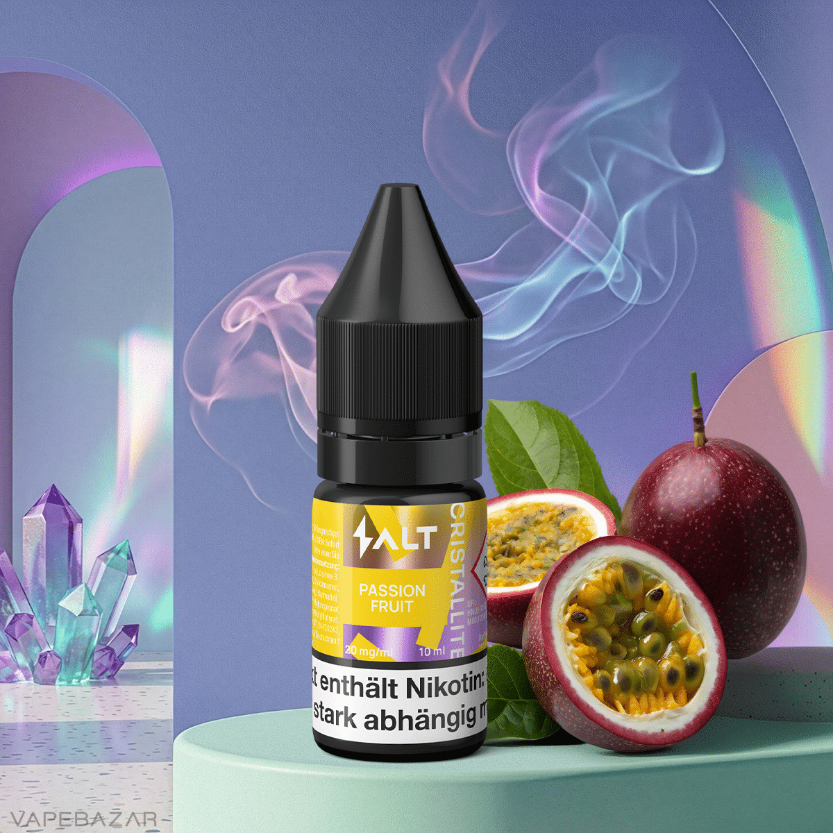 Salt Cristallite Liquid Passion Fruit 2 | Vapebazar Salt Cristallite Liquid - Passion Fruit-2