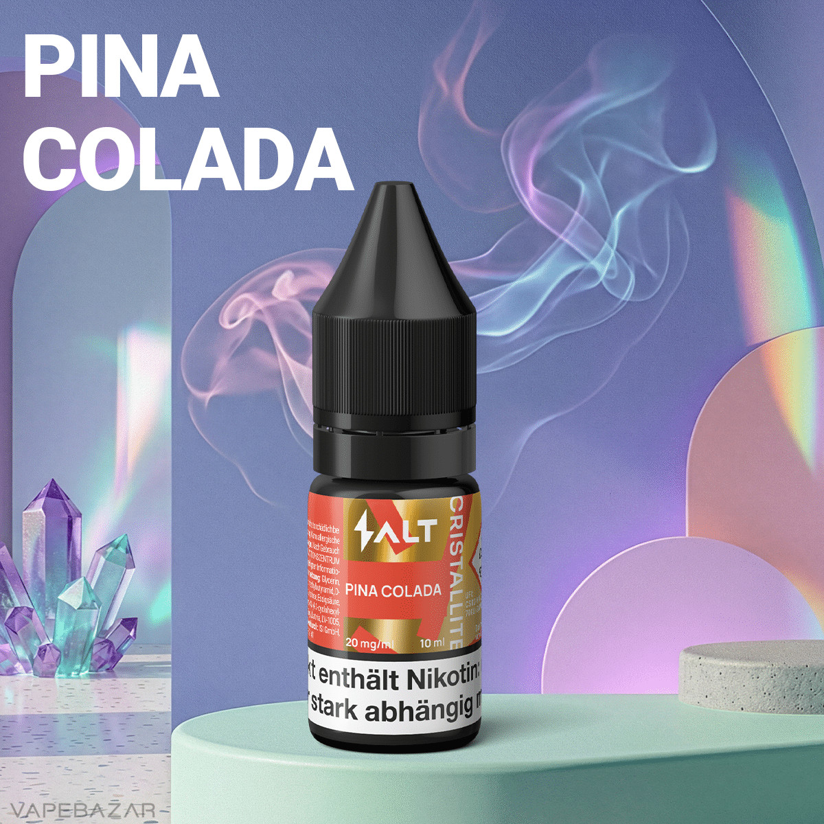 Salt Cristallite Liquid Pina Colada 1 | Vapebazar Salt Cristallite Liquid - Pina Colada