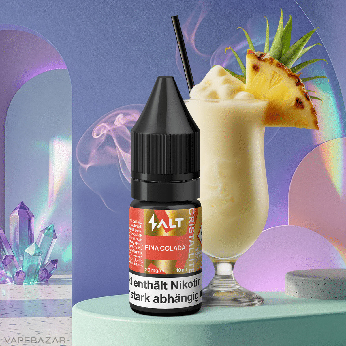 Salt Cristallite Liquid Pina Colada 2 | Vapebazar Salt Cristallite Liquid - Pina Colada-2