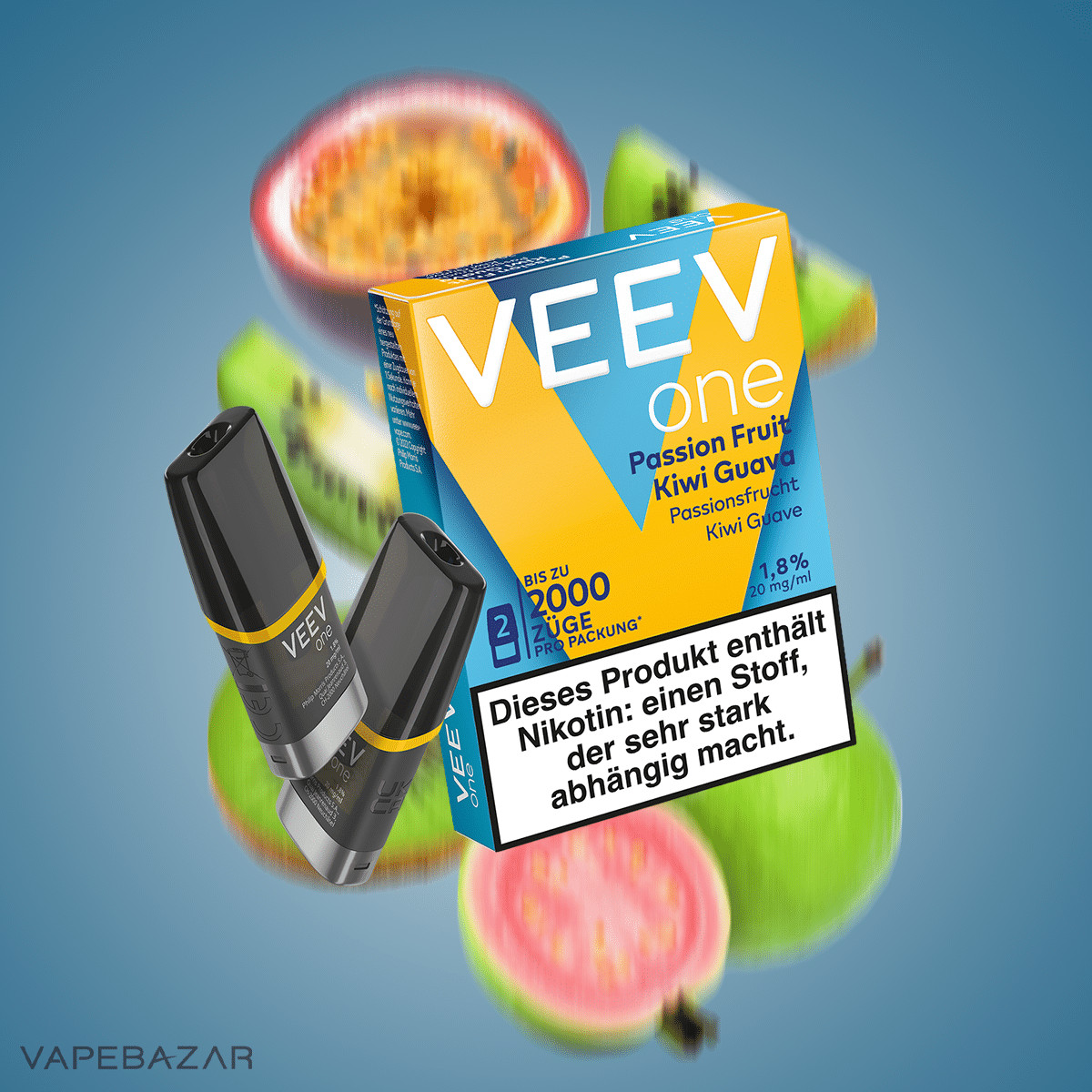 Unbenannt 3 | Vapebazar Veev One Passionfruitkiwiguava2