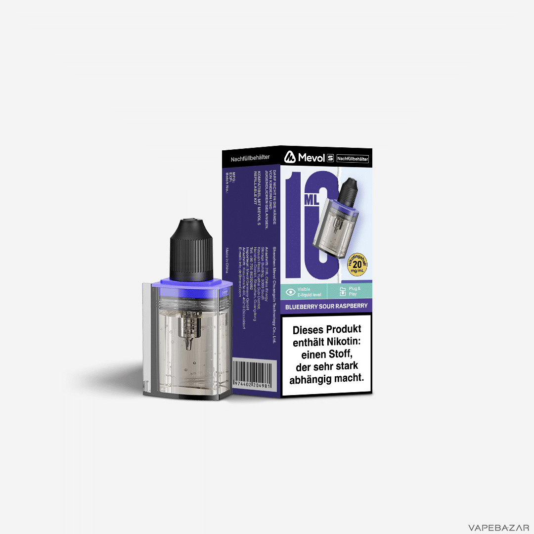 blueberry sour raspberry Unit | Vapebazar Mevol S 10K Pod - Blueberry Sour Raspberry – Bild 2