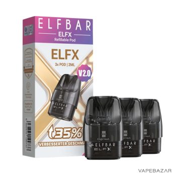 Elf Bar ELFX V2.0 Pods (3er Pack) - 0,8 Ω oder 0,6 Ω