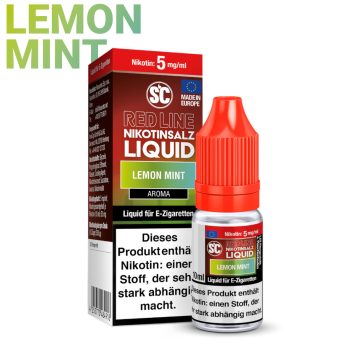 SC Red Line Nikotinsalz Liquid - Lemon Mint-1