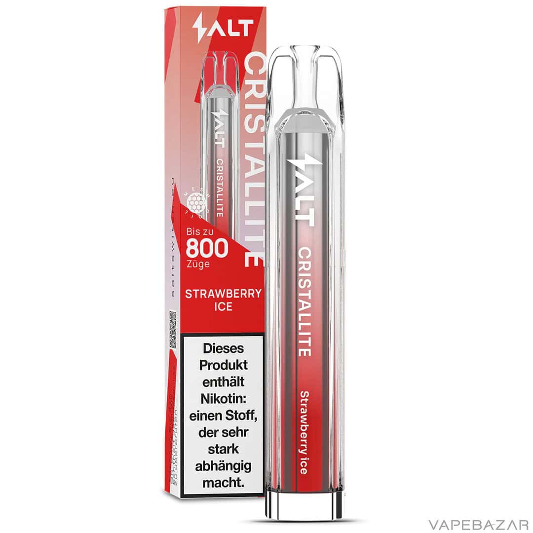 Salt Cristallite Strawberry Ice 3 | Vapebazar Salt Cristallite - Strawberry Ice