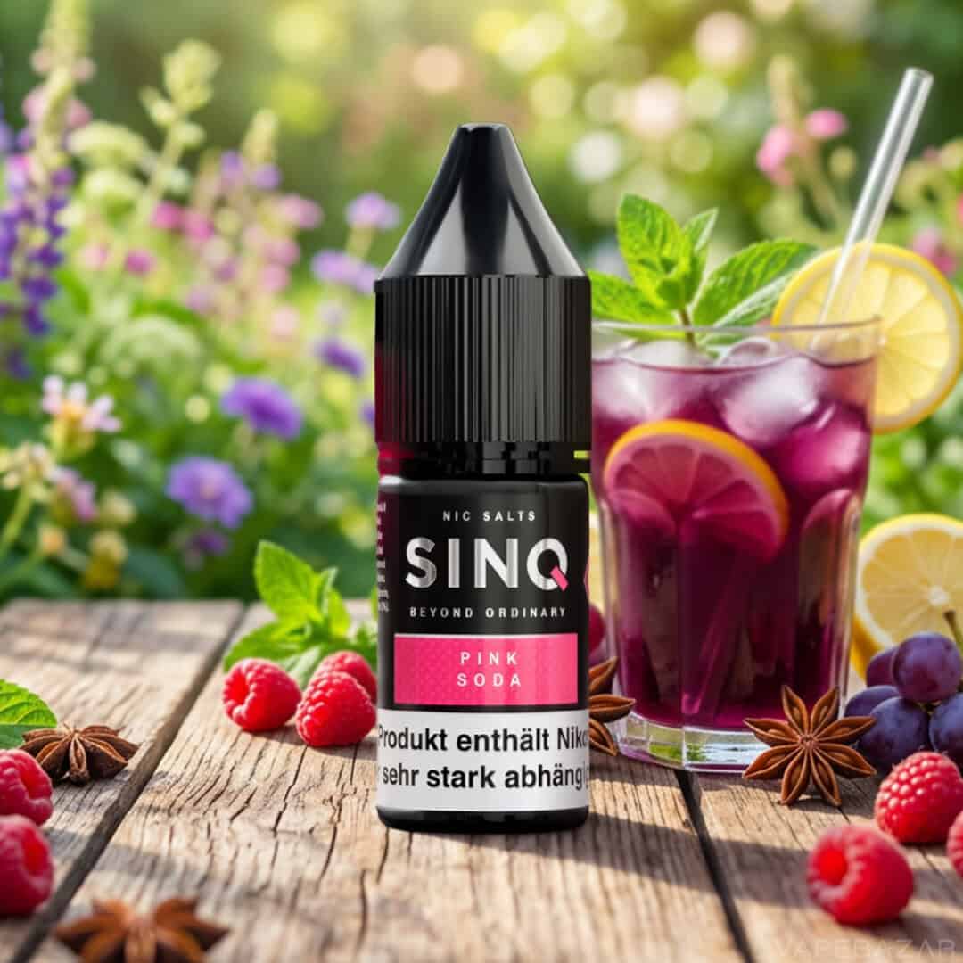 Sinq Nic Salts Pink Soda | Vapebazar Sinq Nic Salts - Pink Soda