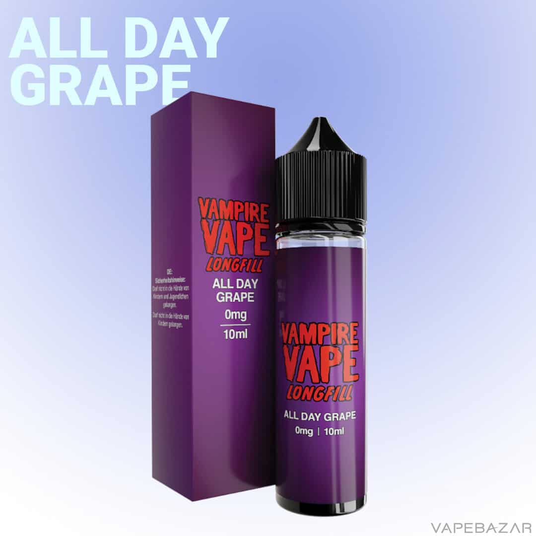 Vampire Vape Longfill All Day Grape 2 | Vapebazar Vampire Vape Longfill - All Day Grape 10Ml