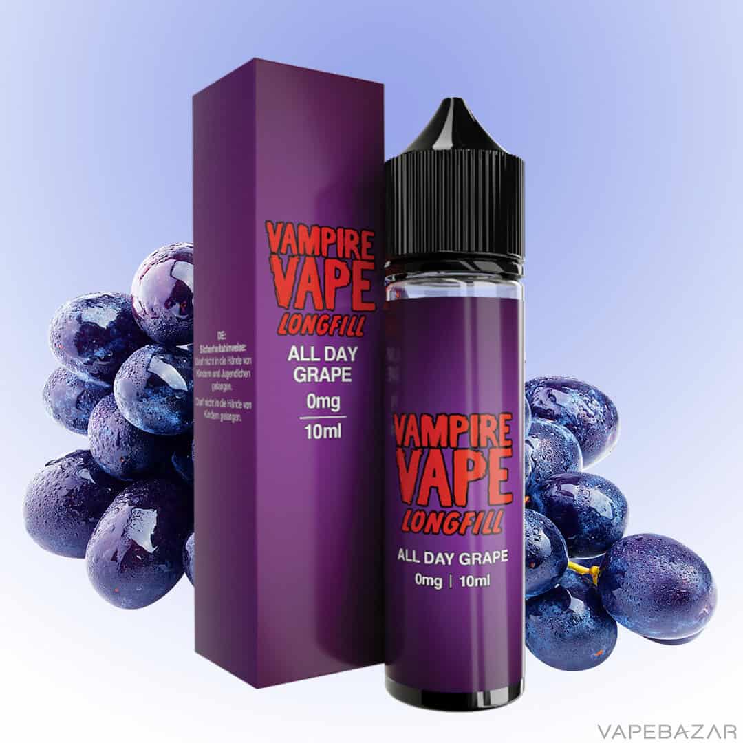 Vampire Vape Longfill All Day Grape | Vapebazar Vampire Vape Longfill - All Day Grape
