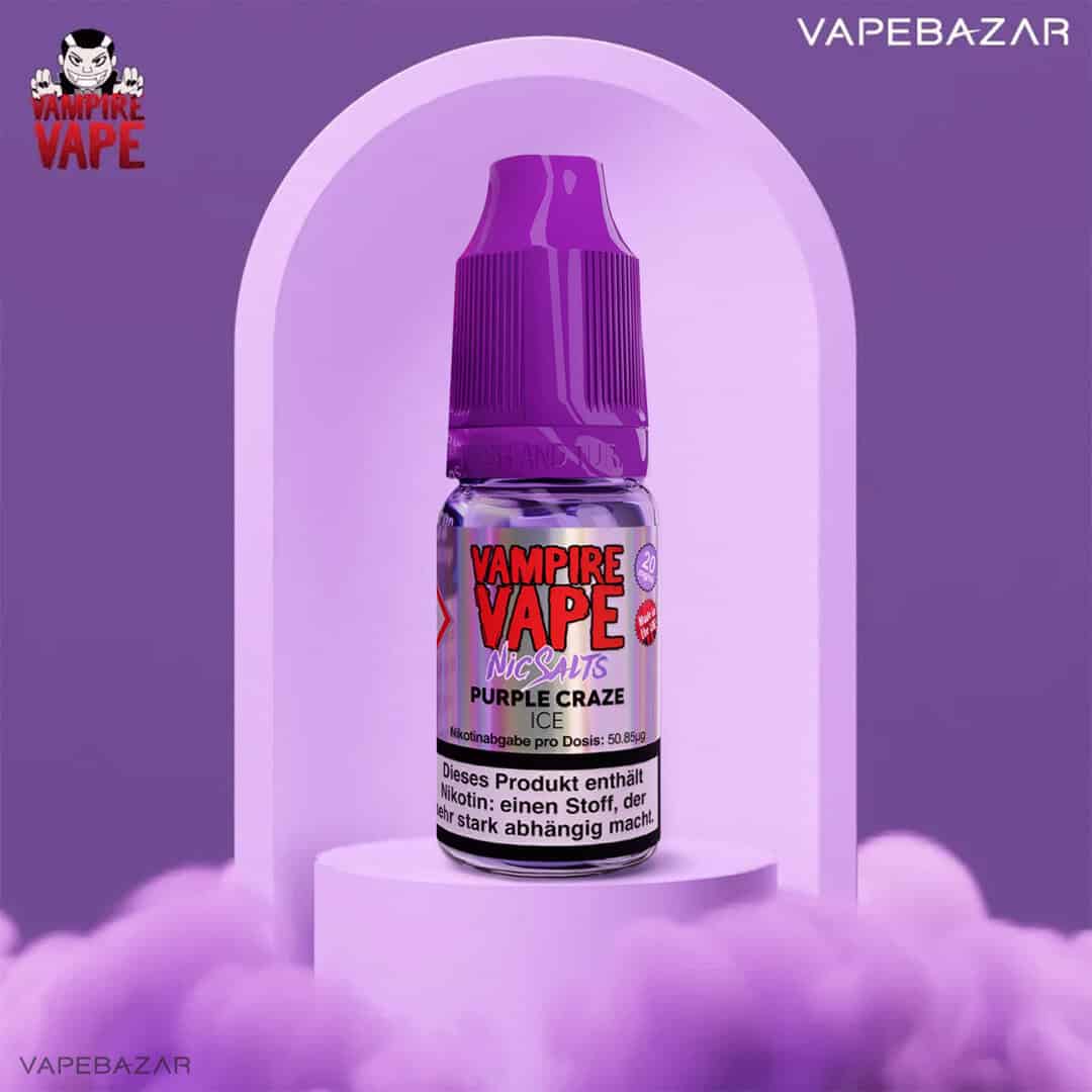 Vampire Vape Nic Salts Purple Craze Ice | Vapebazar Vampire Vape Nic Salts - Purple Craze Ice