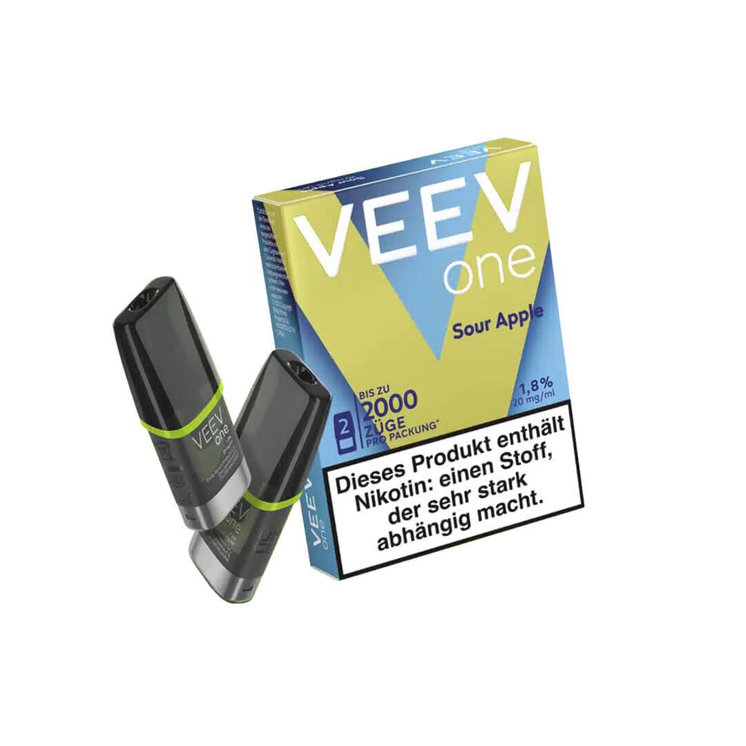 Veev One Sour Apple 3 | Vapebazar Veev One Pods - Green Mint (2Er Pack)