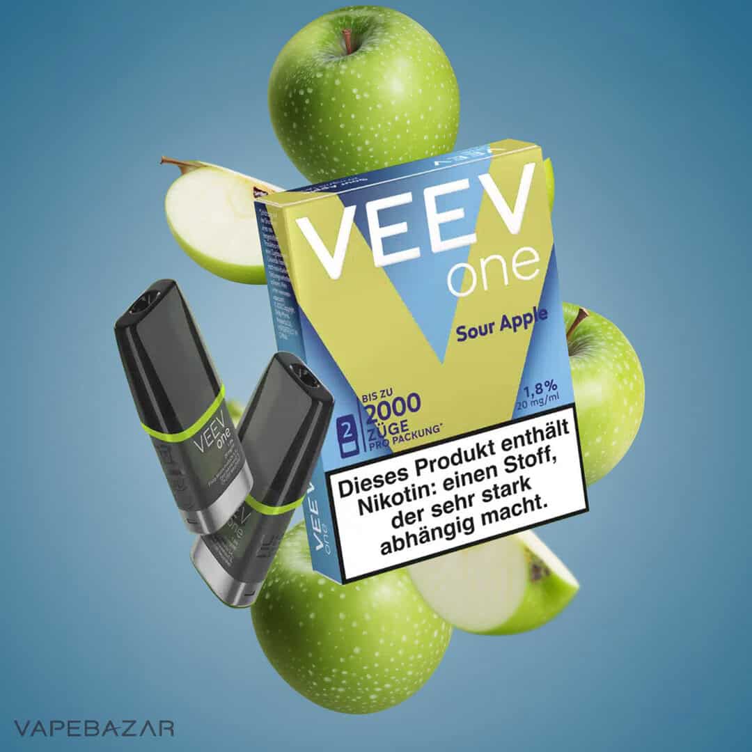 Veev One Sour Apple | Vapebazar Veev One Sour Apple