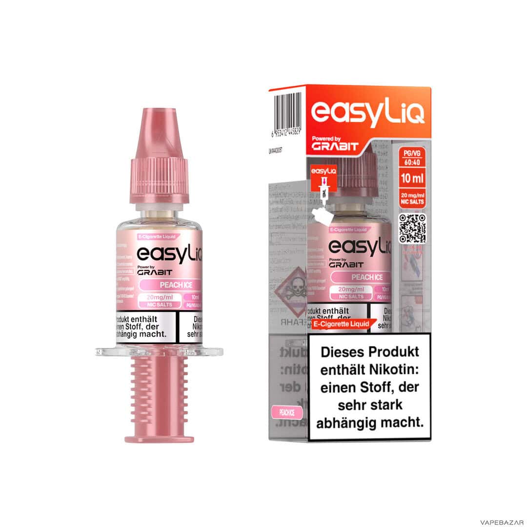 peach ice2 Easyliq | Vapebazar Easyliq - Peach Ice Liquid - Bei Vapebazar Günstig Kaufen