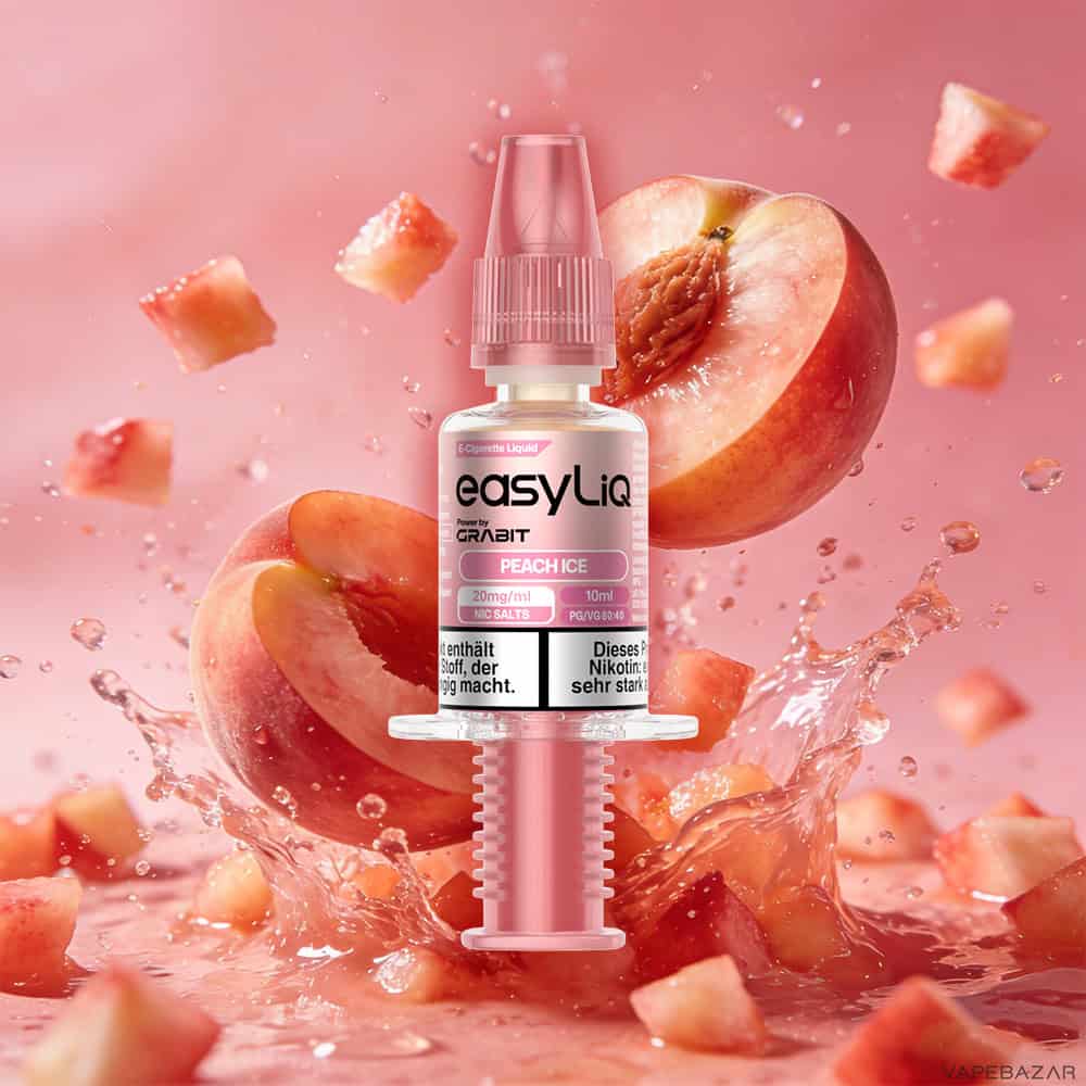 peach ice烟油瓶 Easyliq | Vapebazar Easyliq - Peach Ice Liquid - Bei Vapebazar Günstig Kaufen