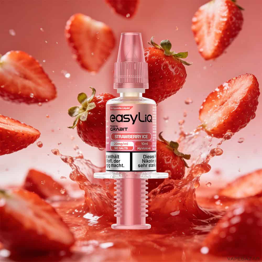 strawberry ice烟油瓶 Easyliq | Vapebazar Easyliq - Strawberry Ice Liquid - Bei Vapebazar Günstig Kaufen