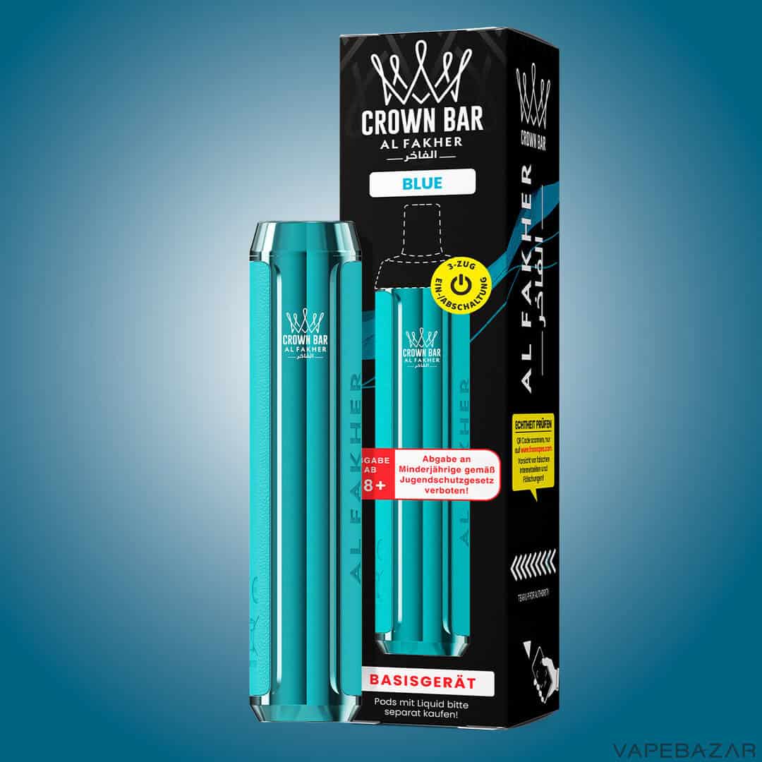 Crown Bar Al Fakher Blue 2 | Vapebazar Crown Bar Al Fakher - Blue 2
