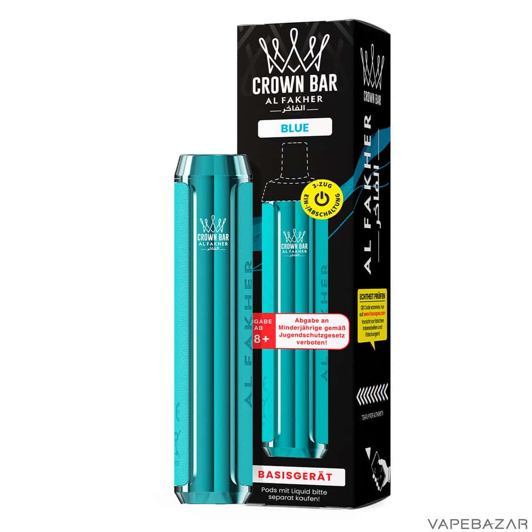 Crown Bar Al Fakher Blue 3 | Vapebazar Crown Bar Al Fakher - Blue 2
