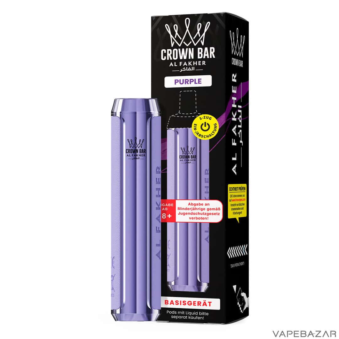 Crown Bar Al Fakher Purple 3 | Vapebazar Crown Bar Al Fakher - Purple 2