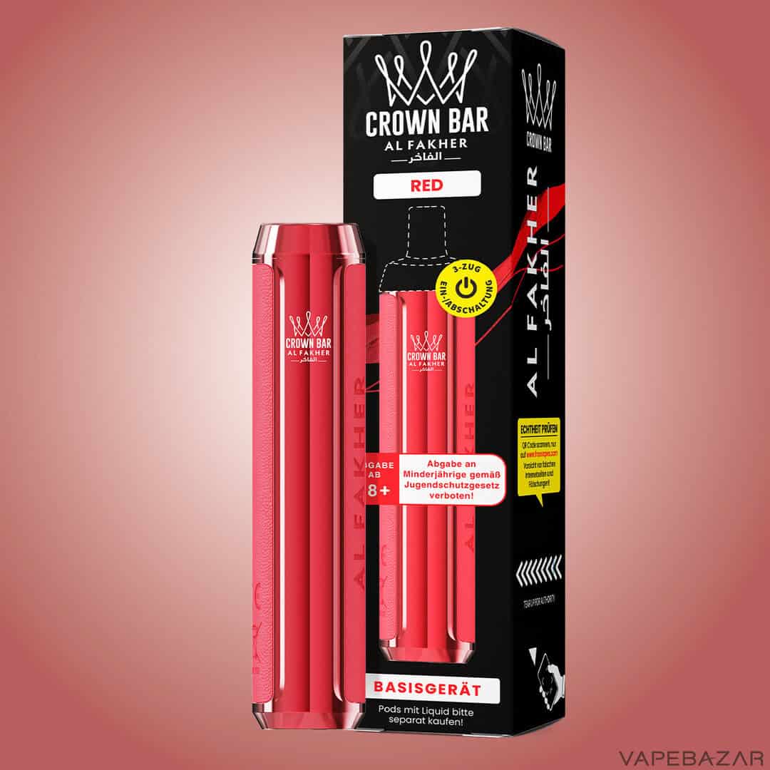 Crown Bar Al Fakher Red 2 | Vapebazar Crown Bar Al Fakher - Red 2