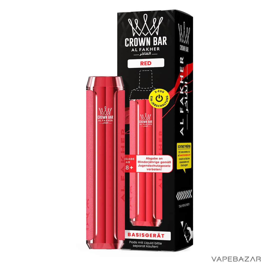 Crown Bar Al Fakher Red 3 | Vapebazar Crown Bar Al Fakher Basisgerät - White
