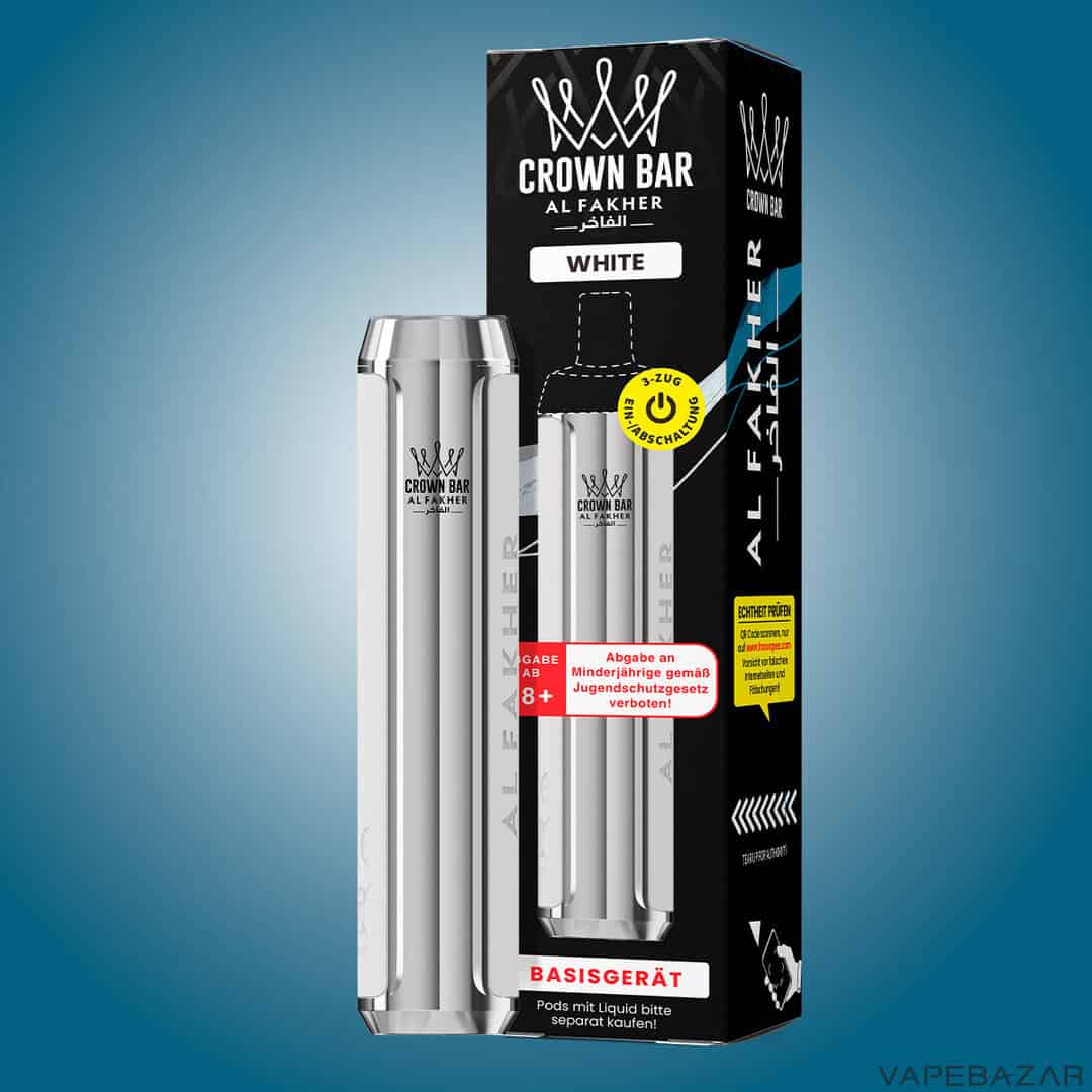 Crown Bar Al Fakher White 2 | Vapebazar Crown Bar Al Fakher - White 2