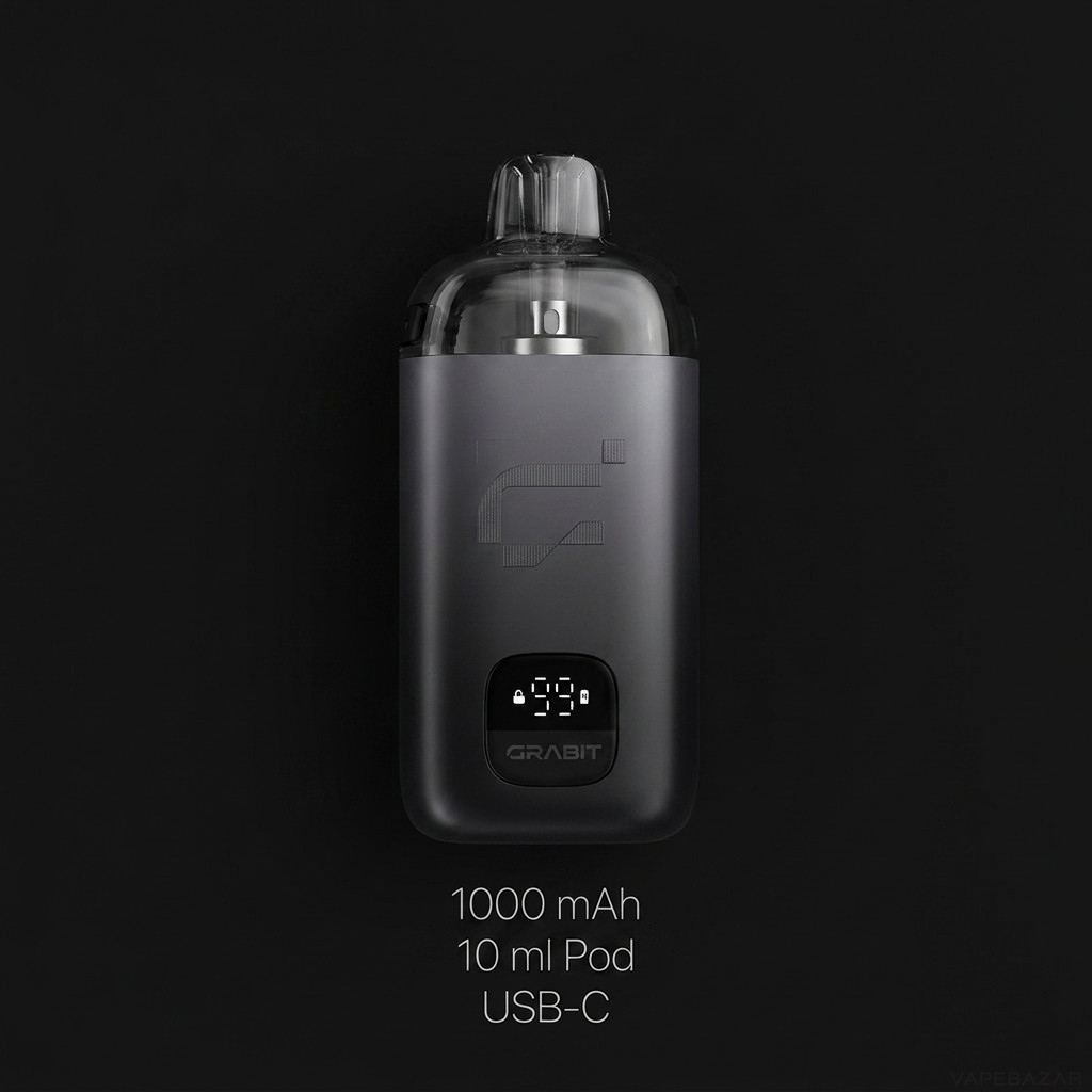 Grabit MAX Starter Kit Black Specs | Vapebazar Grabit Max Starter Kit – Black – Specs