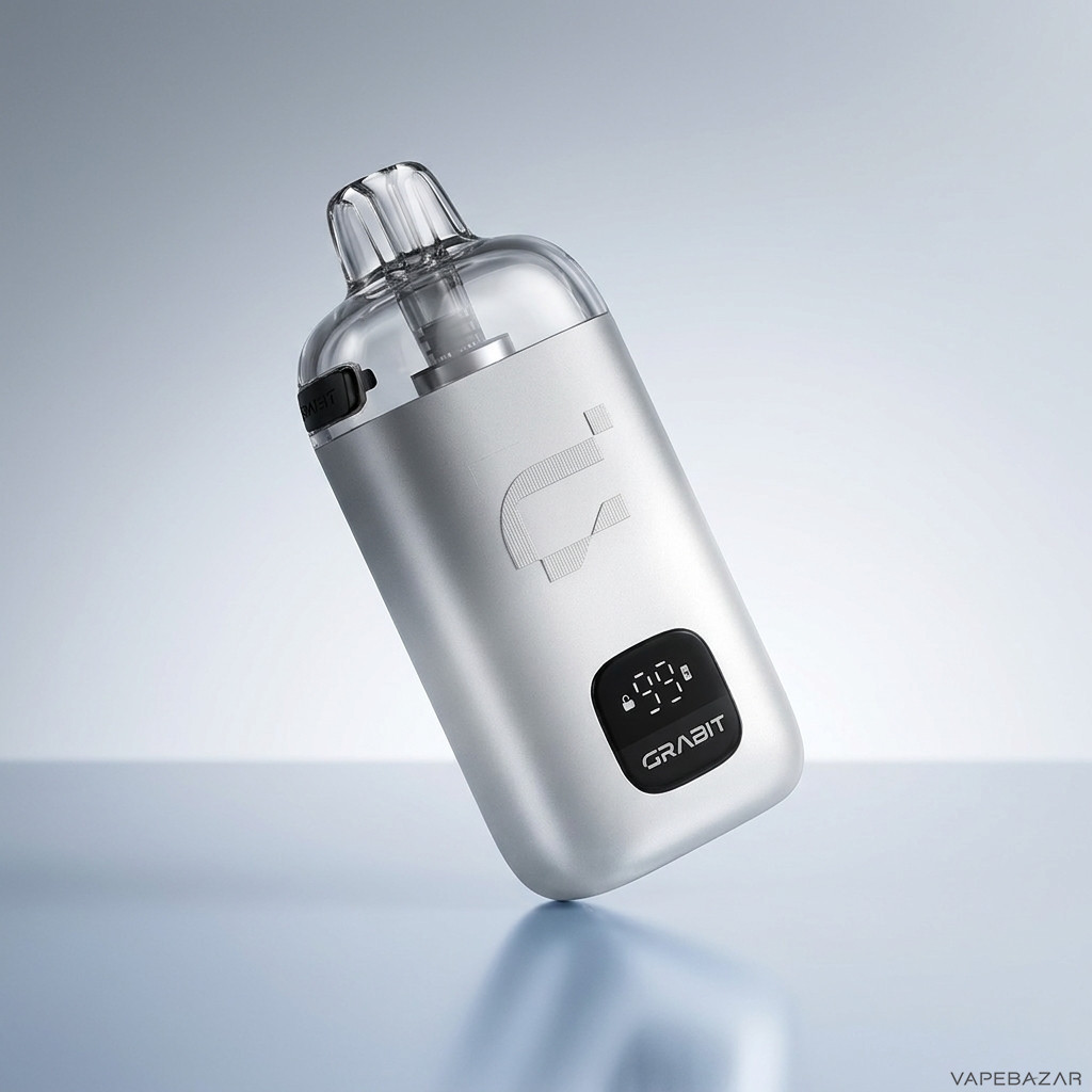 Grabit MAX Starter Kit Silver | Vapebazar Grabit Max Starter Kit – White Silver