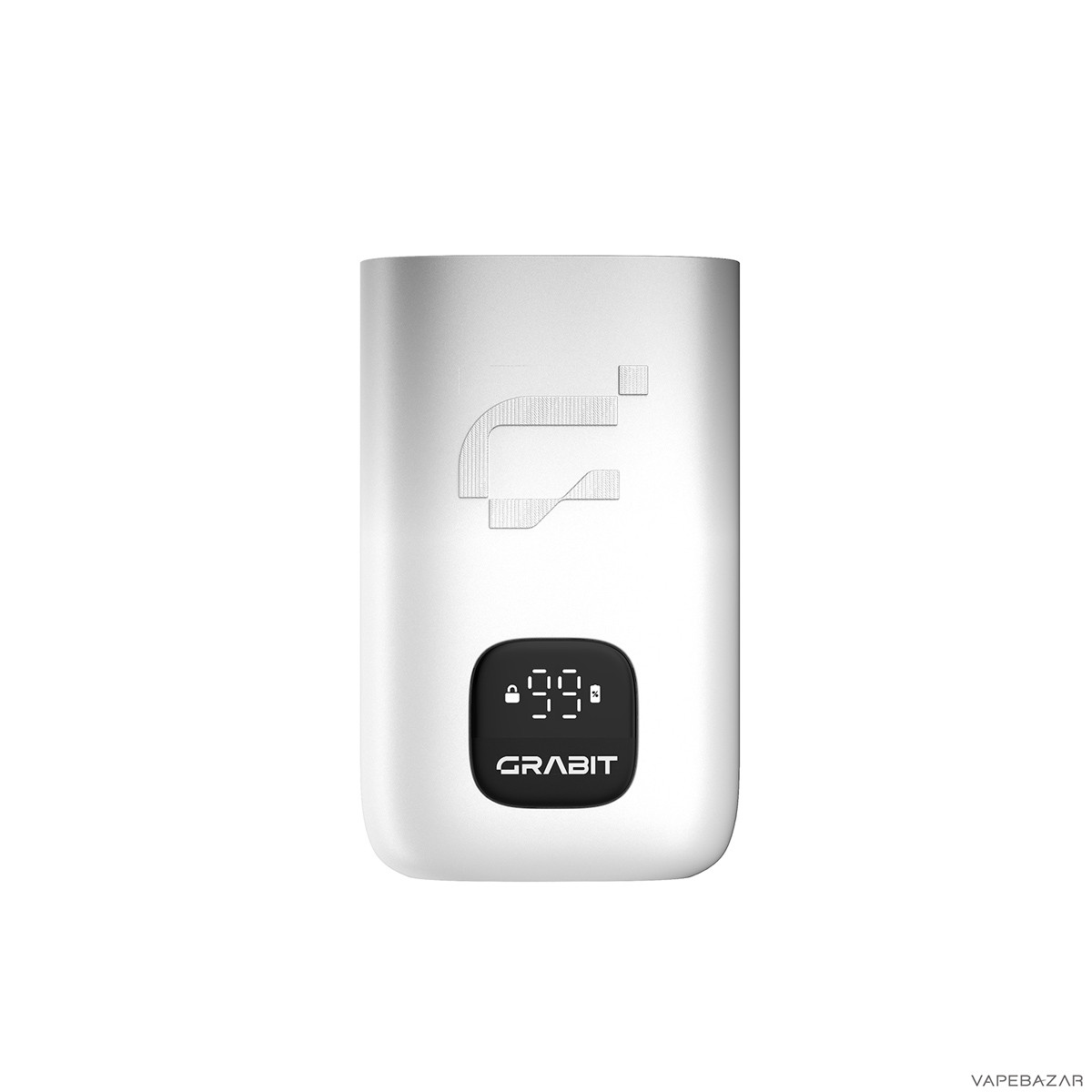 Grabit MAX device Silver 1 | Vapebazar Grabit Max Device – White Silver