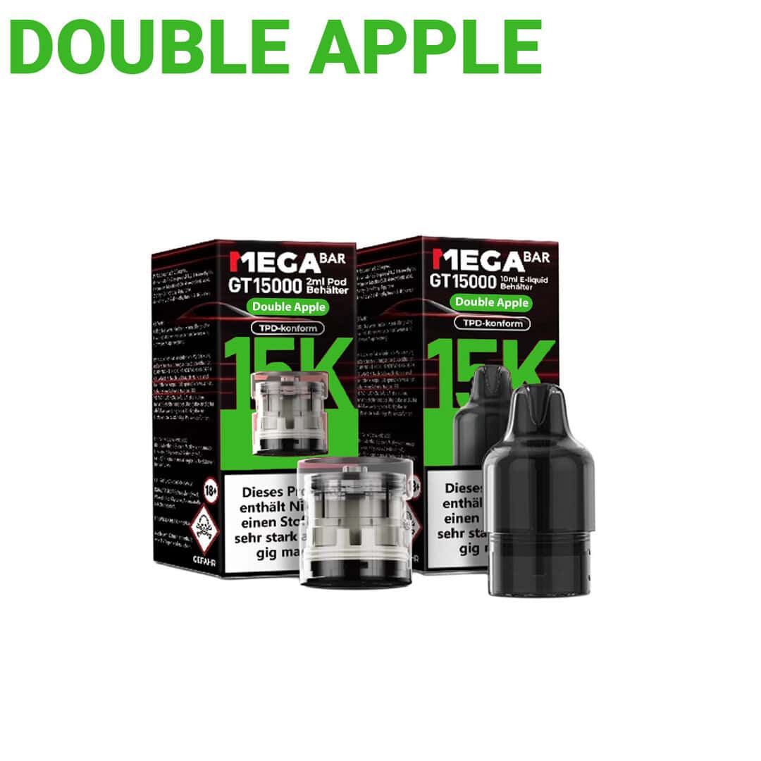 MegaBar GT15000 Double Apple 3 | Vapebazar Megabar Gt15000 Double Apple 2