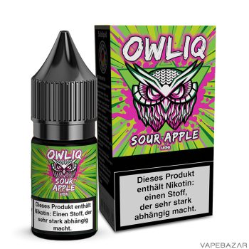 Owliq Liquid Sour Apple - Vapebazar