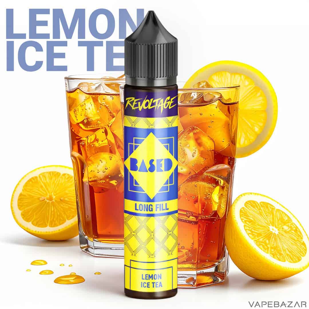 Revoltage Based Longfill Lemon Ice Tea 2 | Vapebazar Revoltage Based Longfill - Lemon Ice Tea-2