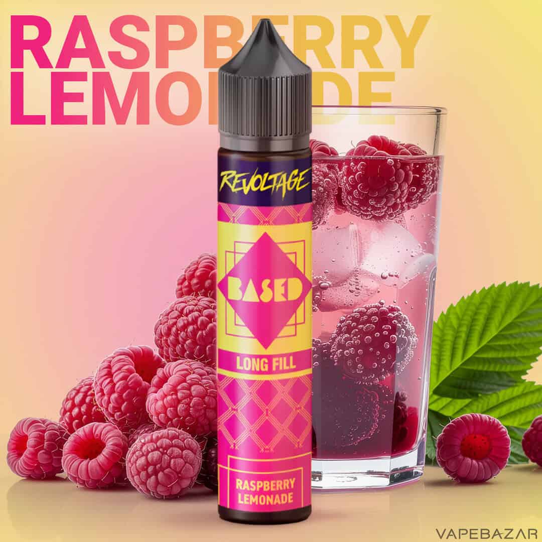 Revoltage Based Longfill Raspberry Lemonade 2 | Vapebazar Revoltage Based Longfill - Raspberry Lemonade-2