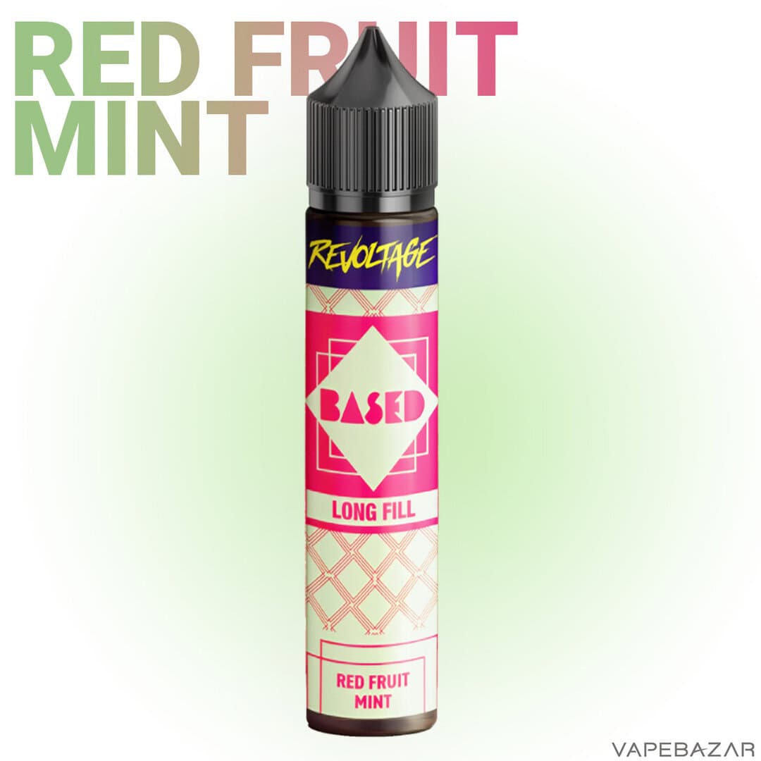 Revoltage Based Longfill Red Fruit Mint 1 | Vapebazar Revoltage Based Longfill