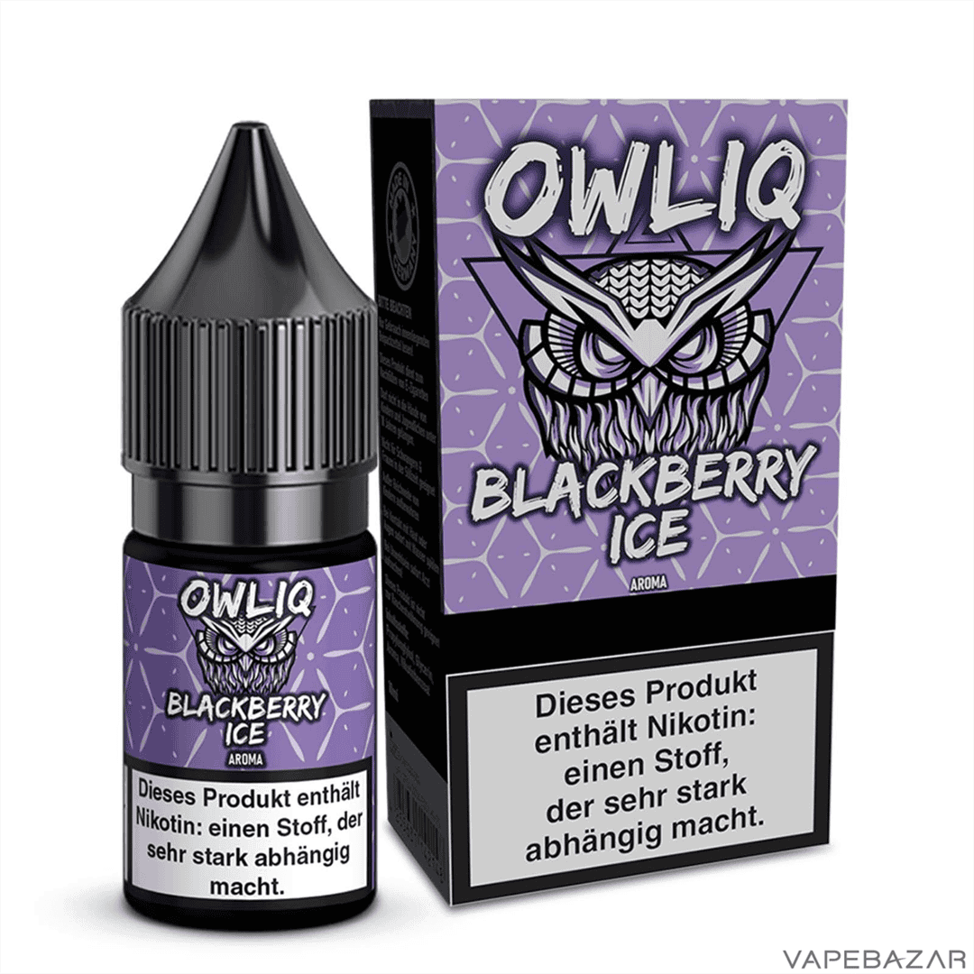 liquid blackberry ice aroma owliq 10 ml 10 mg 1 | Vapebazar Owliq Liquid - Blackberry Ice