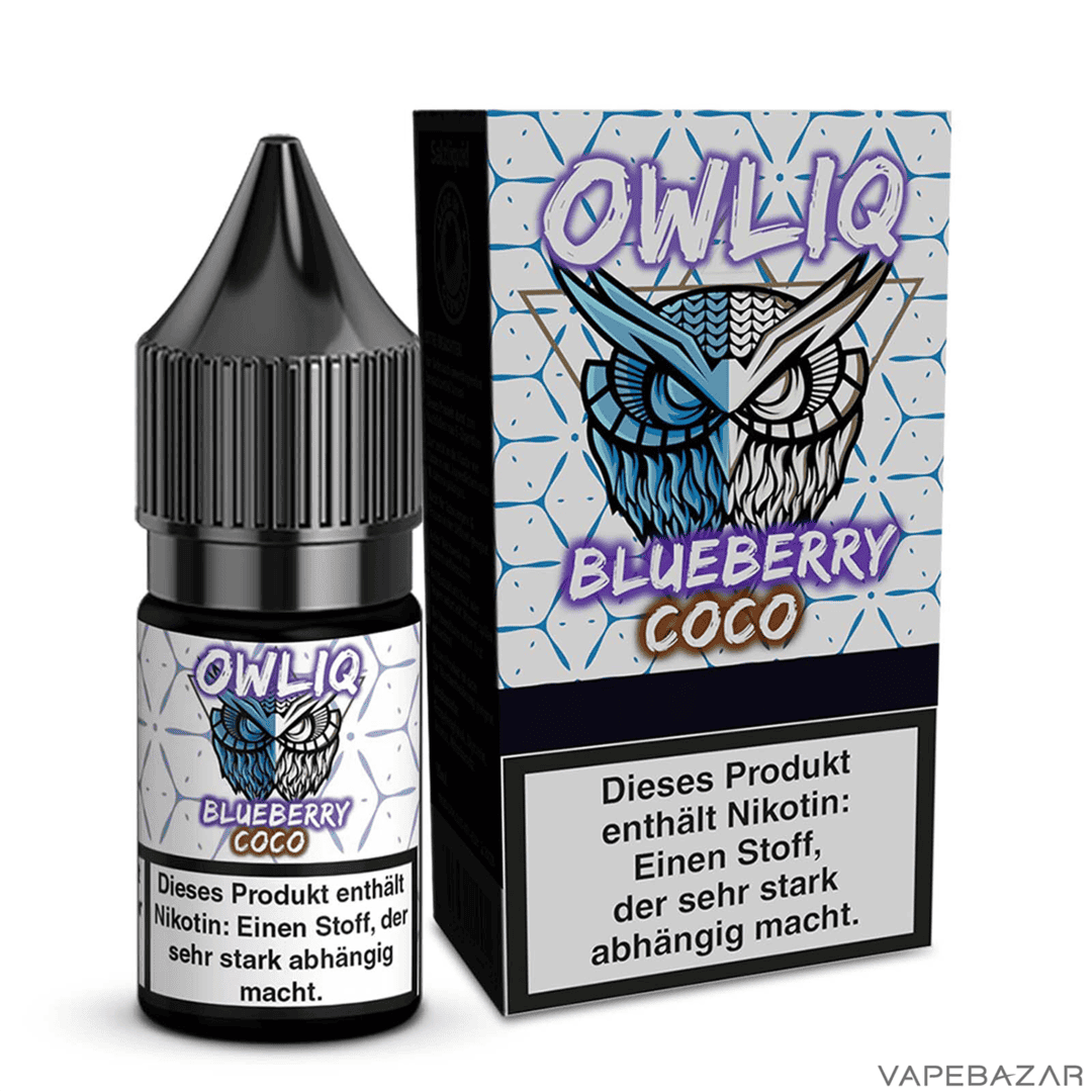 liquid blueberry coco aroma owliq 10 ml 10 mg 1 | Vapebazar Owliq Liquid - Blueberry Coco – Bild 2