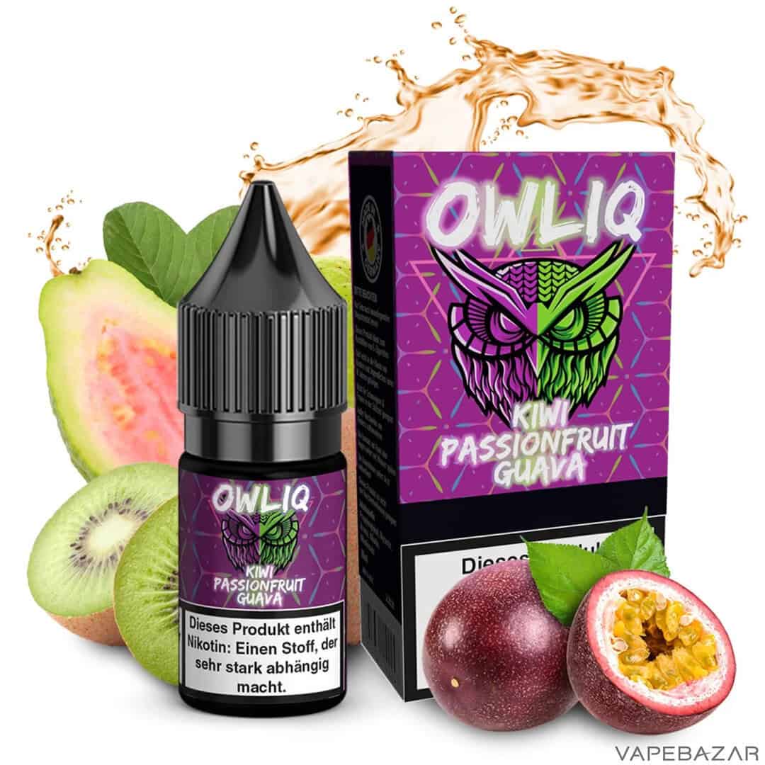 owliq kiwi passionfruit guava 10mg jetzt online kaufen 1 | Vapebazar Owliq-Kiwi-Passionfruit-Guava-10Mg-Jetzt-Online-Kaufen