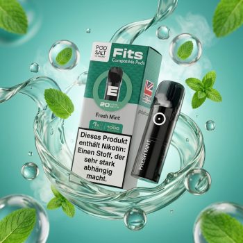 Pod Salt Fits Pods Fresh Mint 20mg/ml 3er Pack – ELFA kompatibler Prefilled Pod