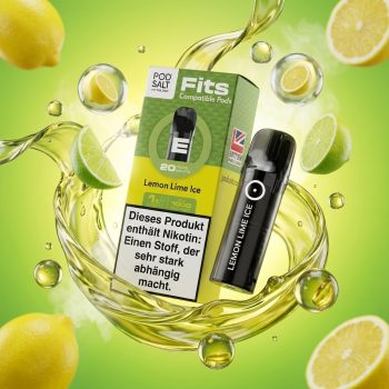 Pod Salt Fits Pods Lemon Lime Ice 20mg/ml 3er Pack – ELFA kompatibler Prefilled Pod