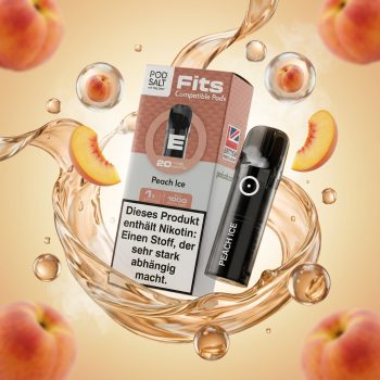 Pod Salt Fits Pods Peach Ice 20mg/ml 3er Pack – ELFA kompatibler Prefilled Pod