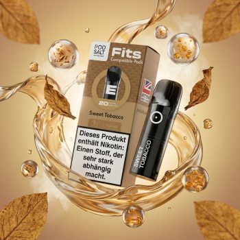 Pod Salt Fits Pods Sweet Tobacco 20mg/ml 3er Pack – ELFA kompatibler Prefilled Pod
