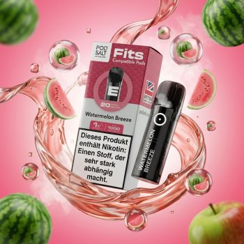 Pod Salt Fits Pods Watermelon Breeze 20mg/ml 3er Pack – ELFA kompatibler Prefilled Pod
