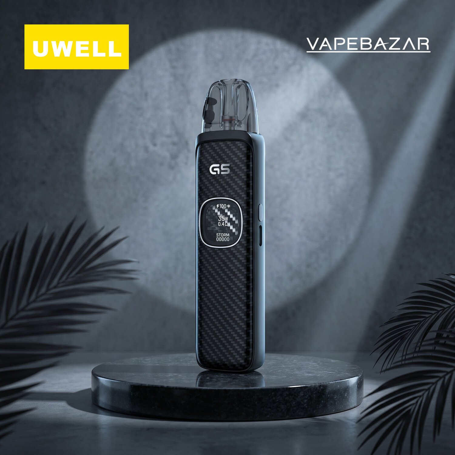 uwell caliburn g5 black carbon 01 | Vapebazar Uwell Caliburn G5 E-Zigaretten Set Black Carbon